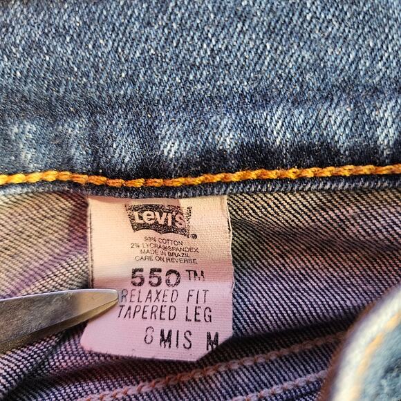 Womens vintage Levi 550 Relaxed Fit Size 8 Misses - Picture 7 of 7